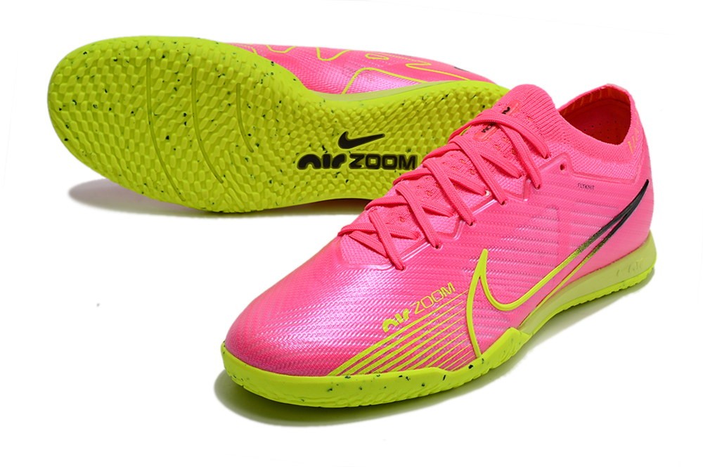 Nike Zoom Mercurial Vapor 15 IC Indoor Soccer Cleats - Volt/Pink