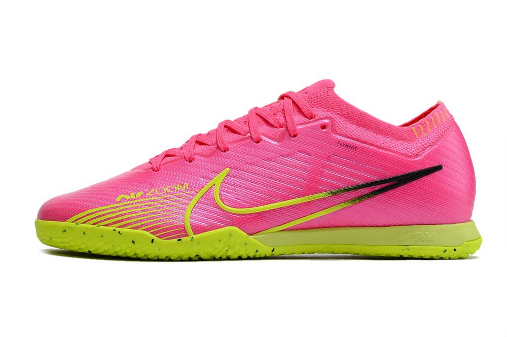 Nike Zoom Mercurial Vapor 15 IC Indoor Soccer Cleats - Volt/Pink