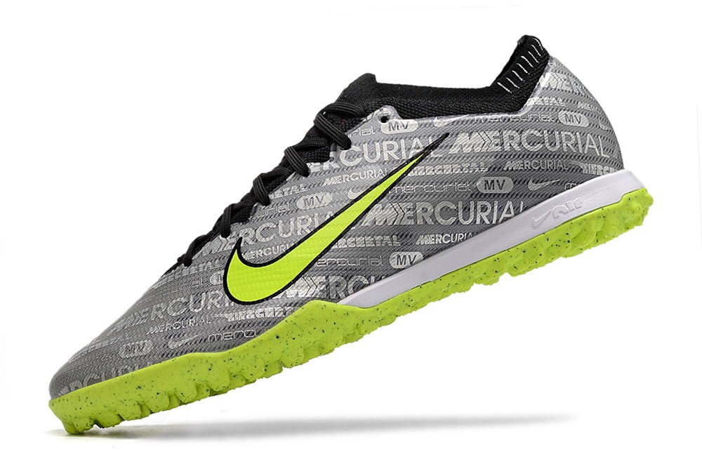 Nike Zoom Mercurial Vapor 15 Pro XXV TF - Silver/Volt