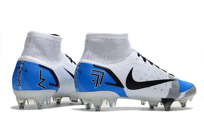 Nike Mercurial Superfly 8 Elite SG 'Travis Scott x Fragment' - White/Blue/Black