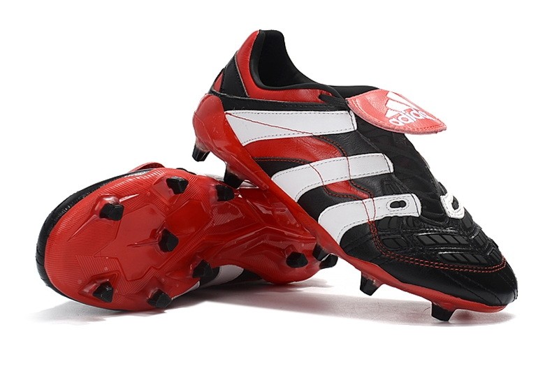 Adidas Predator Accelerator FG  - Black/Red/White