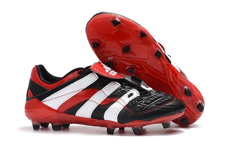 Adidas Predator Accelerator FG  - Black/Red/White