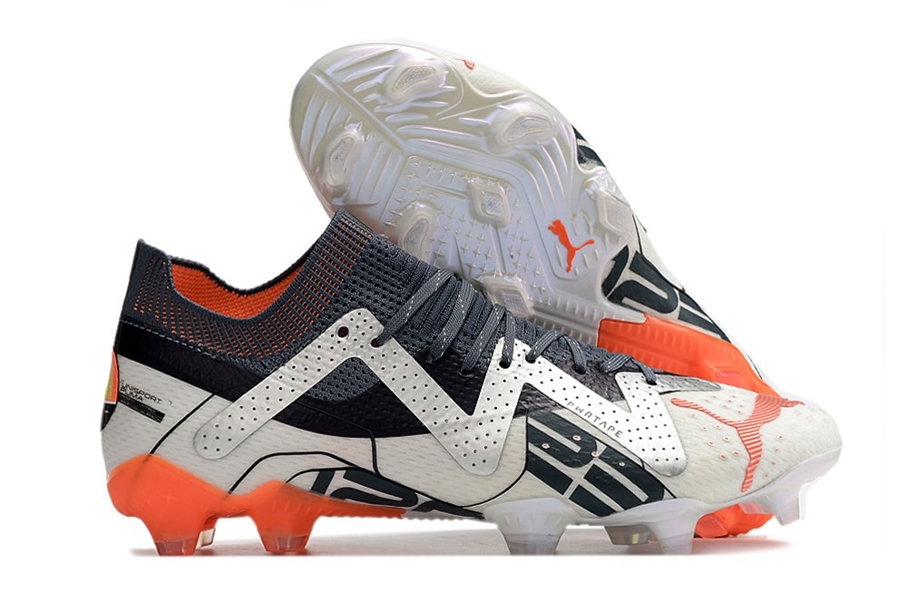 PUMA Future Ultimate Astronaut FG/AG - White/Orange/Asphalt