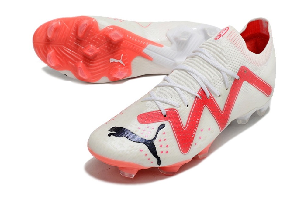 Puma Future Ultimate FG/AG Breakthrough - White/Red/Fire Orchid