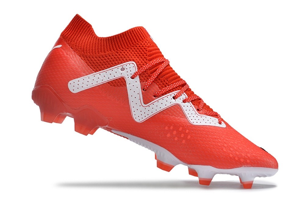 Puma Future Ultimate FG/AG Soccer Cleats - Red/White/Black