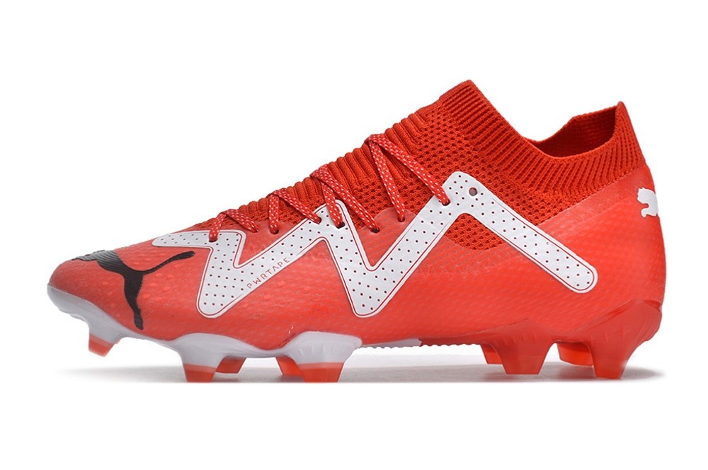 Puma Future Ultimate FG/AG Soccer Cleats - Red/White/Black