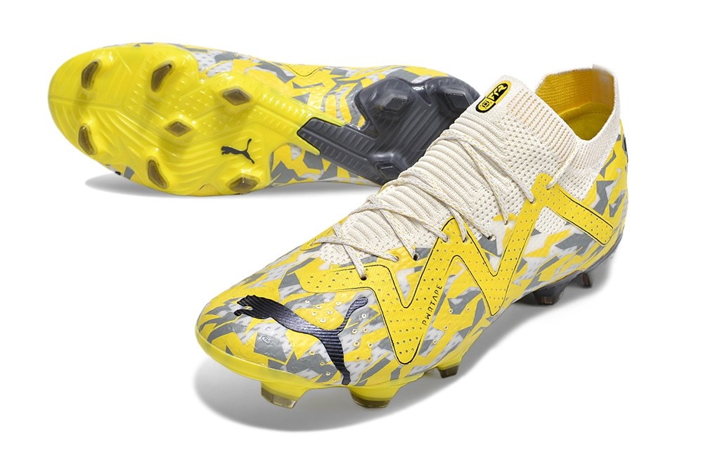 Puma Future Ultimate FG/AG Voltage Pack - Sedate Gray/Asphalt/Yellow Blaze