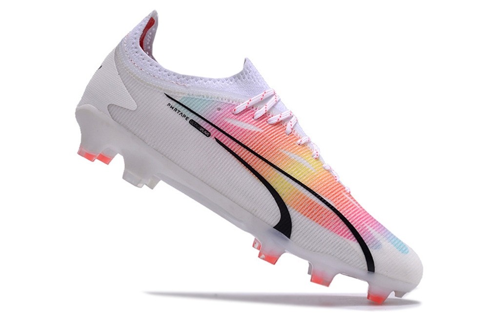 Puma Ultra Ultimate FG/AG Breakthrough Pack - White/Red/Fire Orchid