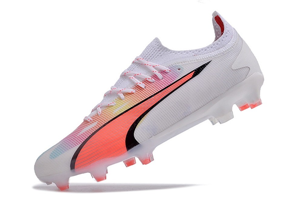 Puma Ultra Ultimate FG/AG Breakthrough Pack - White/Red/Fire Orchid