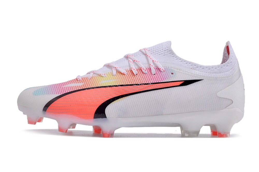 Puma Ultra Ultimate FG/AG Breakthrough Pack - White/Red/Fire Orchid