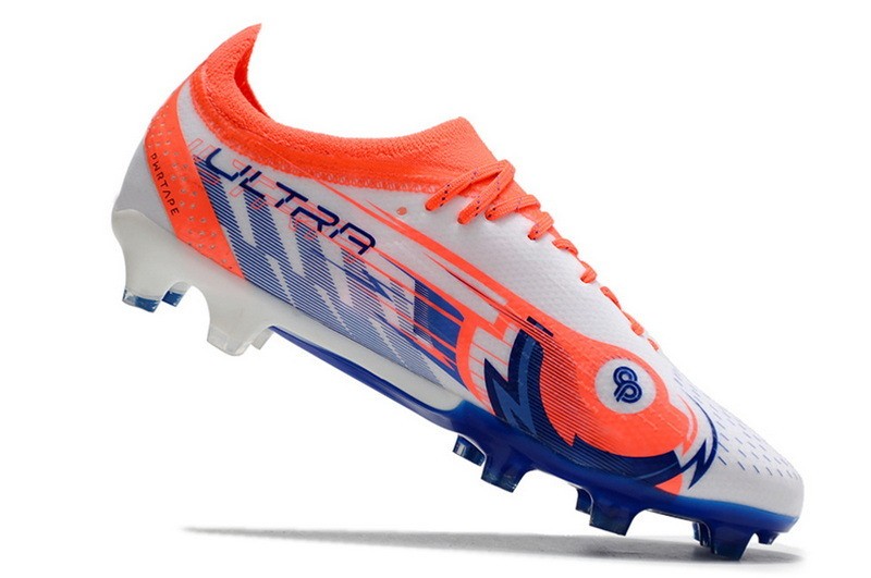 Puma Ultra Ultimate Christian Pulisic FG/AG - White/Blazing Blue/Sunblaze