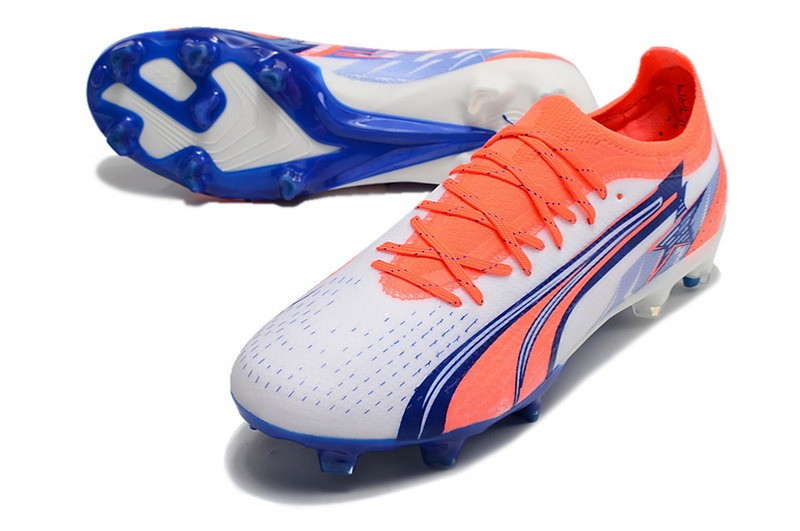 Puma Ultra Ultimate Christian Pulisic FG/AG - White/Blazing Blue/Sunblaze