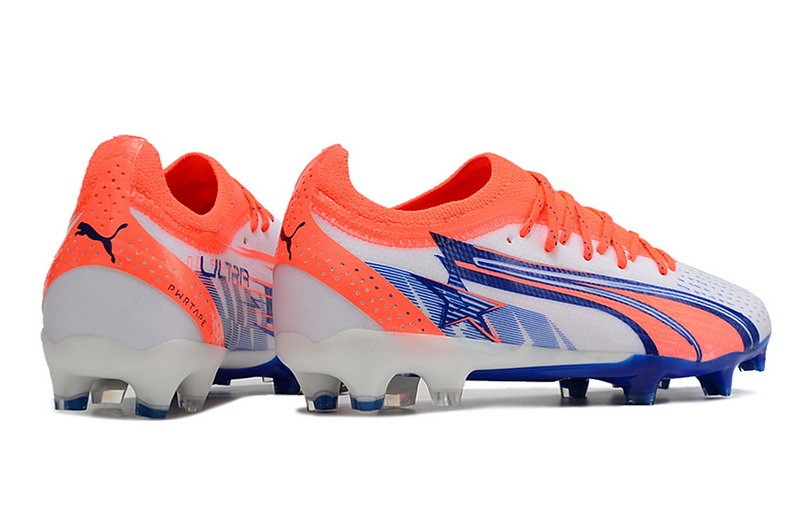 Puma Ultra Ultimate Christian Pulisic FG/AG - White/Blazing Blue/Sunblaze