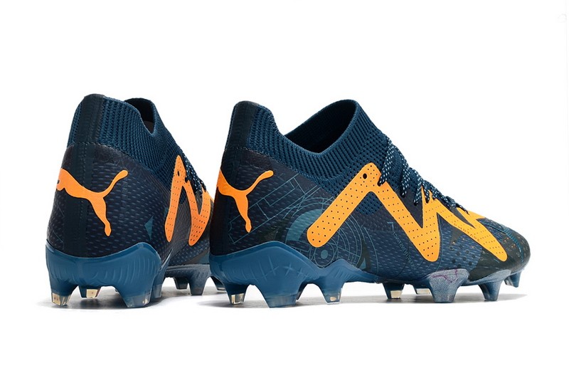 Puma Future Ultimate FG/AG Soccer Cleats DNA - Dark Night/Ultra Orange/Deep Dive