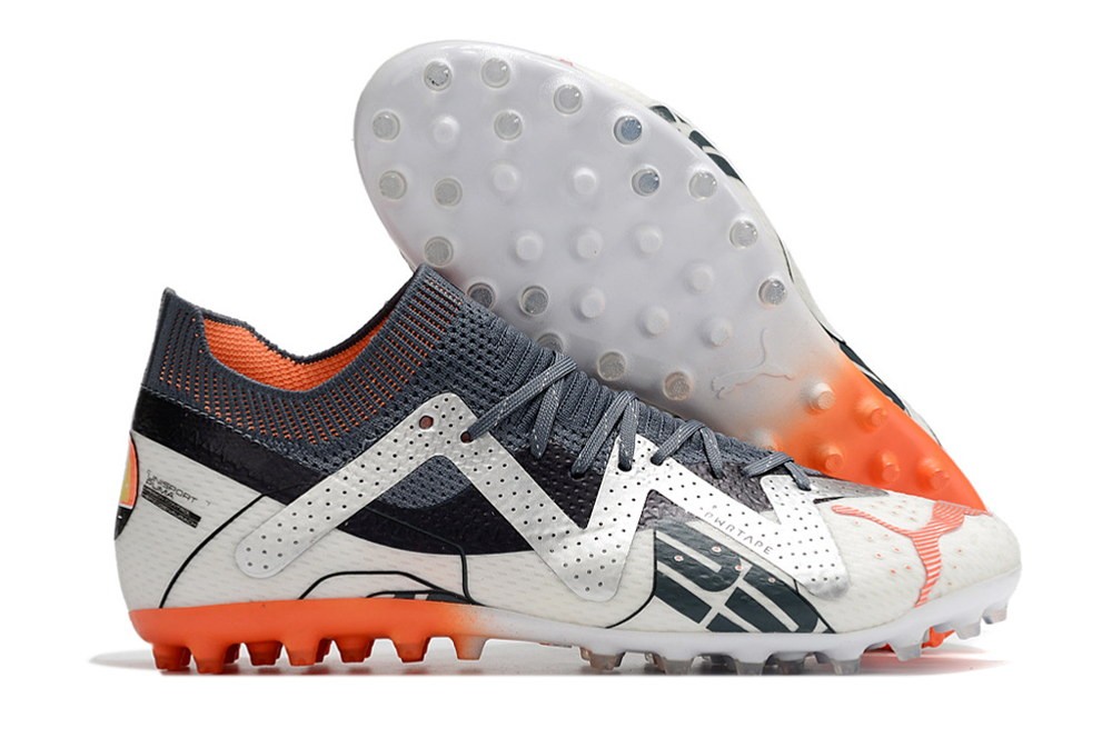 Puma Future Ultimate MG Astronaut Pack - White/Orange/Asphalt