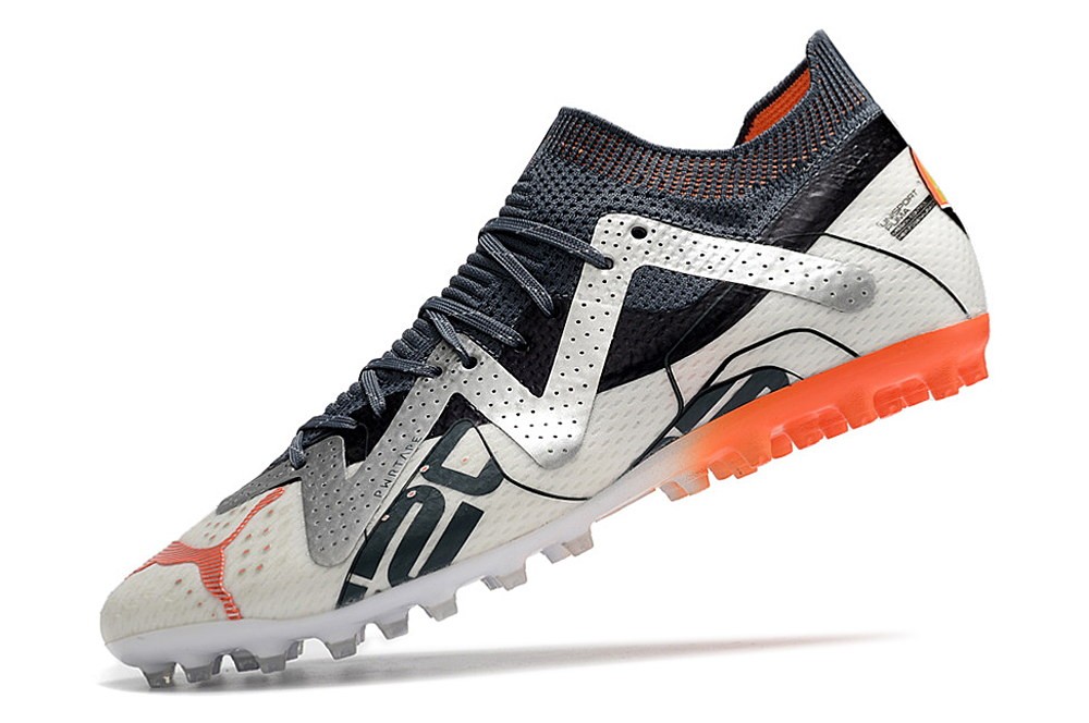 Puma Future Ultimate MG Astronaut Pack - White/Orange/Asphalt