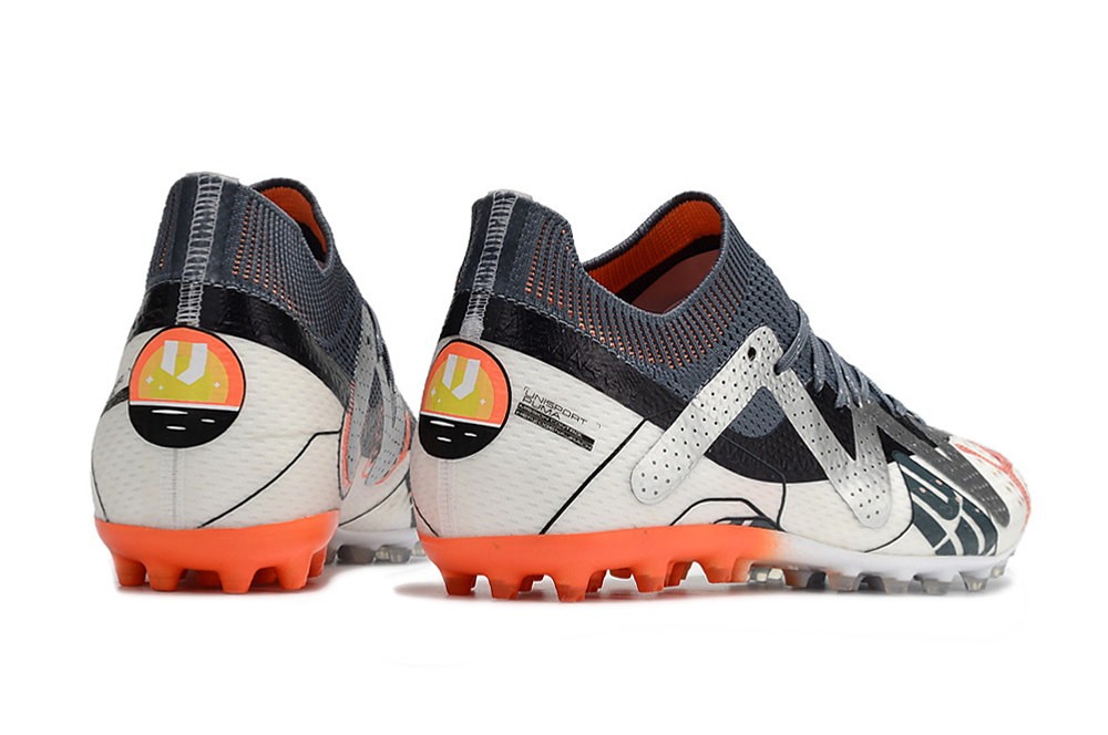 Puma Future Ultimate MG Astronaut Pack - White/Orange/Asphalt