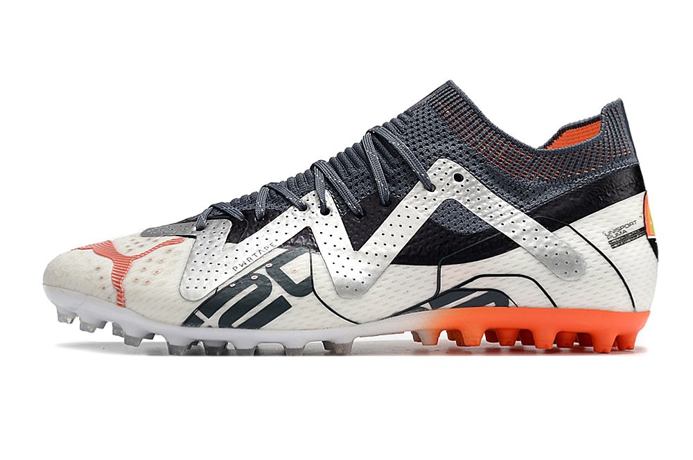Puma Future Ultimate MG Astronaut Pack - White/Orange/Asphalt