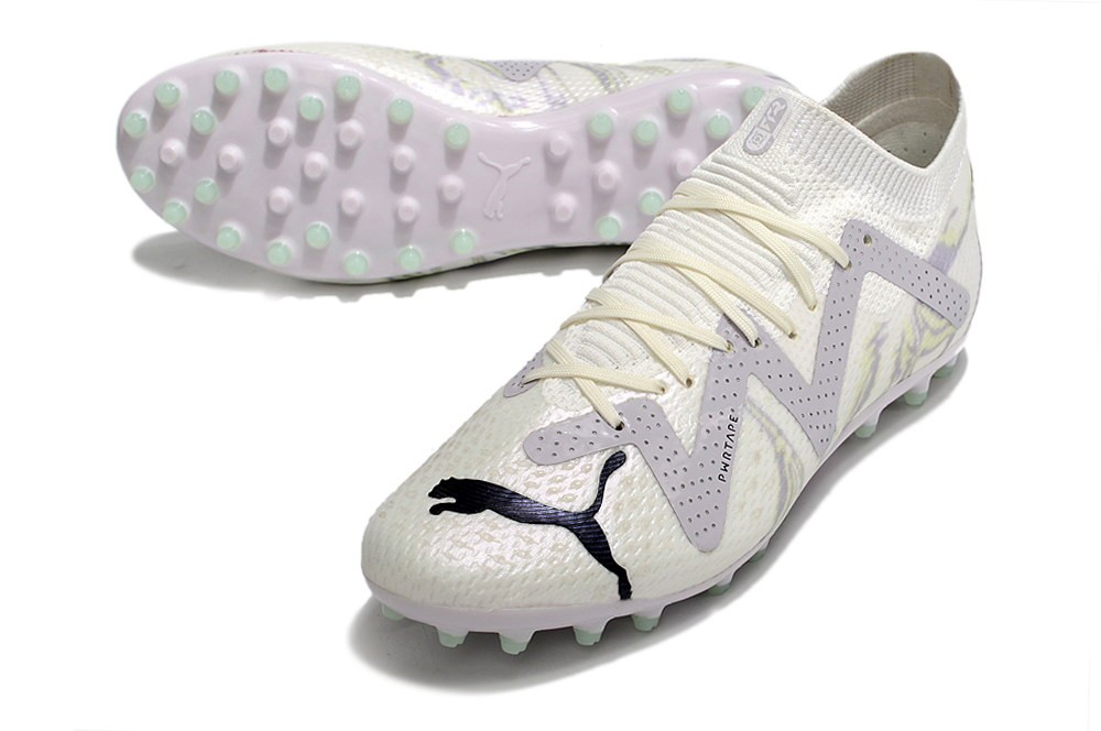 Puma Future Ultimate MG Brilliance Pack - White/Black/Purple