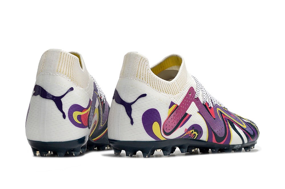 Puma Future Ultimate MG Creativity Pack - White/Violet/Yellow