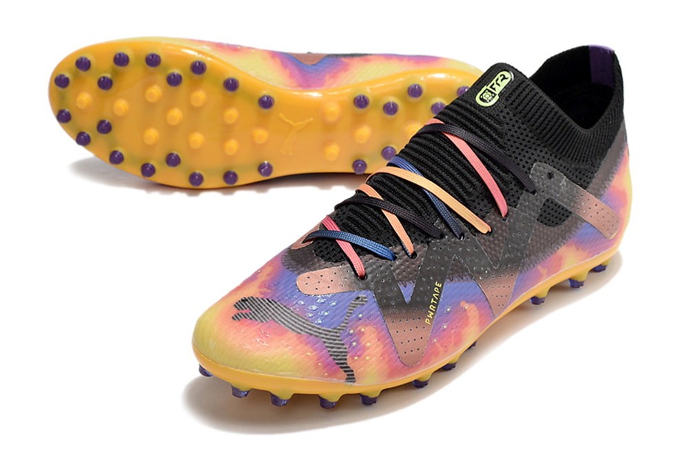 Puma Future Ultimate MG Elements Pack - Fire Yellow/Black
