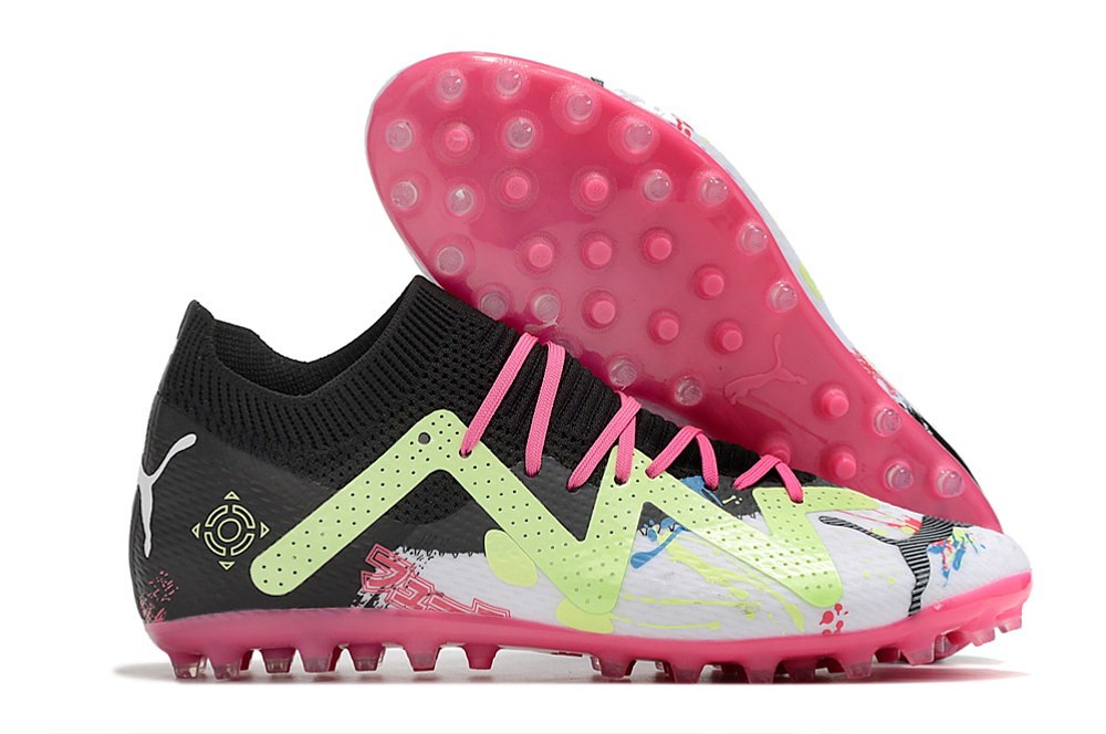 Puma Future Ultimate MG Tricks Pack - Black/Pink/Yellow