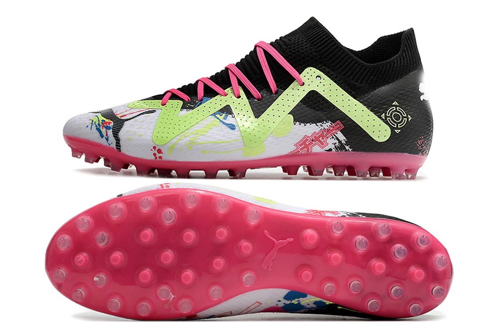 Puma Future Ultimate MG Tricks Pack - Black/Pink/Yellow