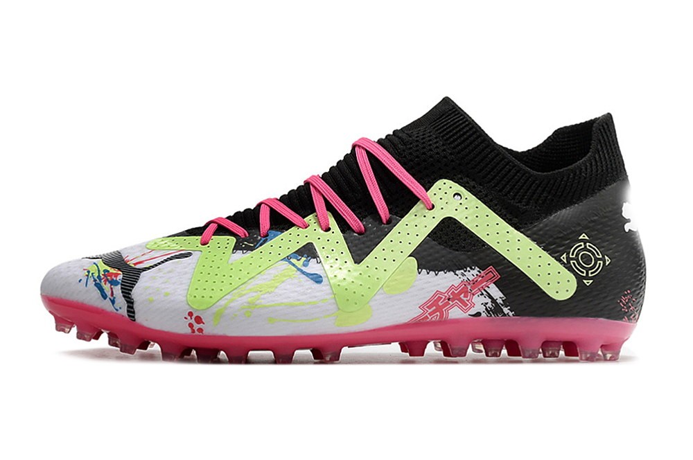 Puma Future Ultimate MG Tricks Pack - Black/Pink/Yellow
