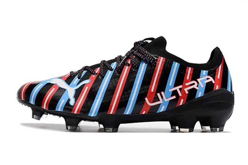Puma Ultra 1.4 FG/AG Barbershop - Black/White/Blue/Red