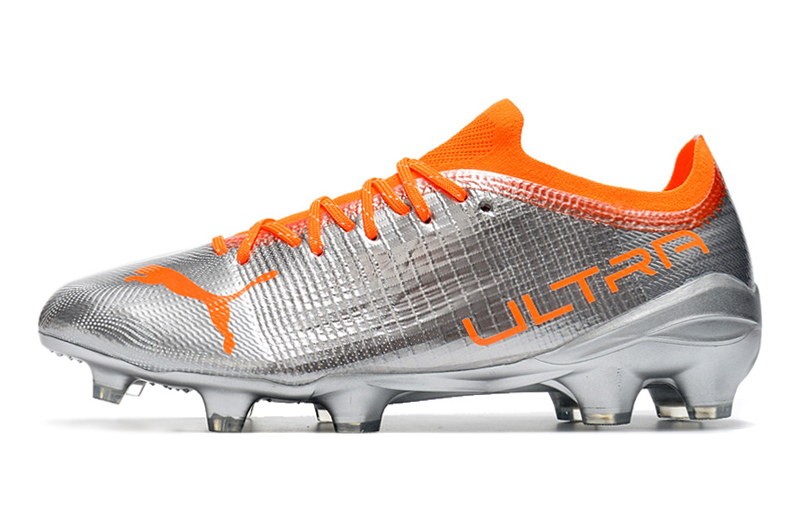 Puma Ultra 1.4 FG/AG Instinct - Diamond Silver/Orange