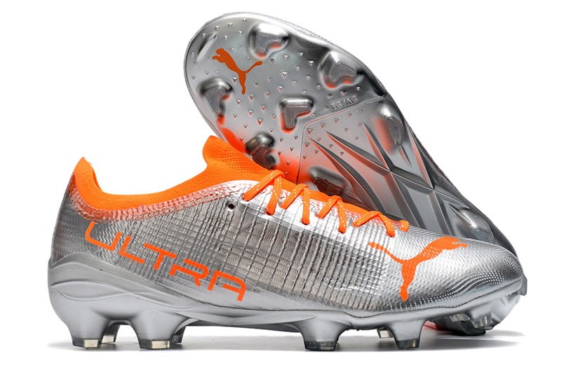 Puma Ultra 1.4 FG/AG Instinct - Diamond Silver/Orange
