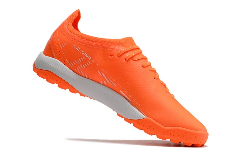 Puma Ultra Ultimate Cage TF Soccer Cleats Supercharge - Orange/White/Blue