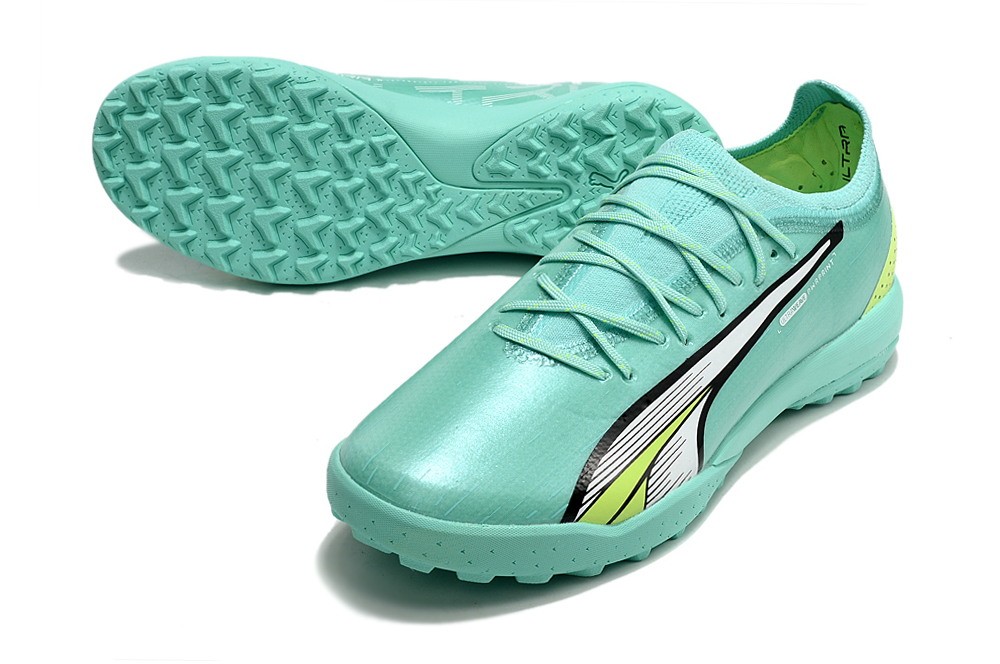 Puma Ultra Ultimate Cage TT Turf Pursuit - Electric Peppermint/White/Fast Yellow