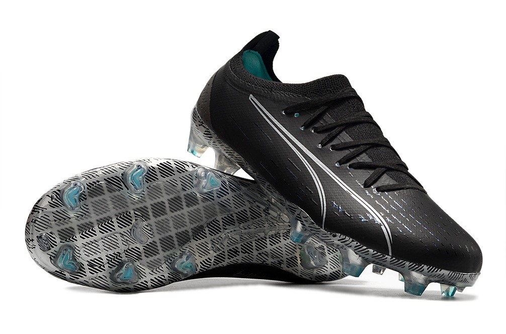 Puma Ultra Ultimate FG/AG Eclipse - Black/White/Elektro Aqua