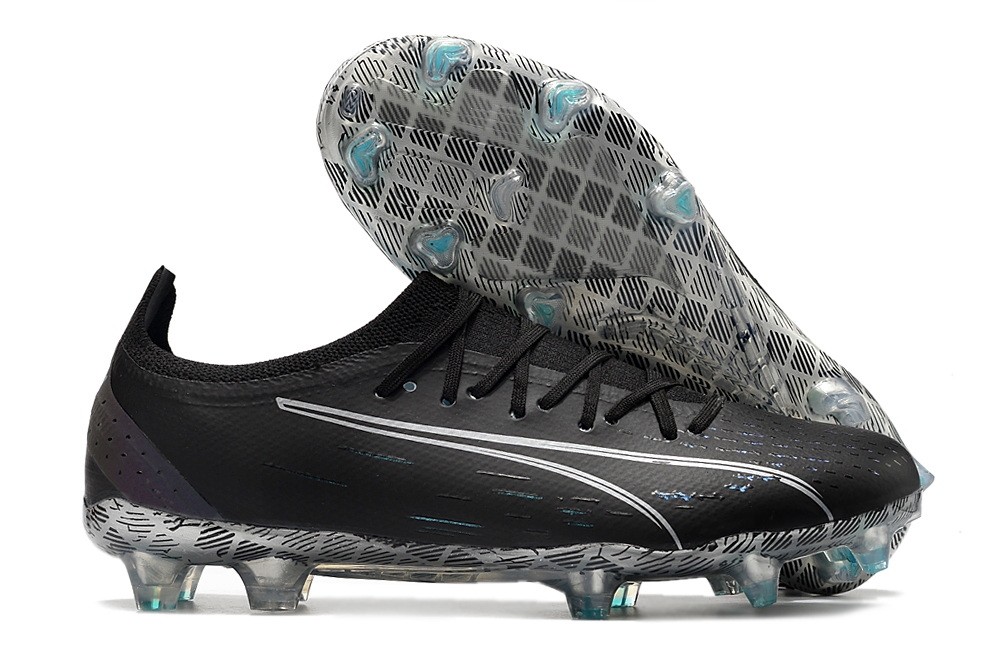 Puma Ultra Ultimate FG/AG Eclipse - Black/White/Elektro Aqua
