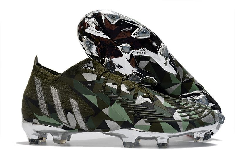 Adidas Predator Edge .1 FG Swarovski Crystals - Focus Olive/Silver Metallic/Magic Lime