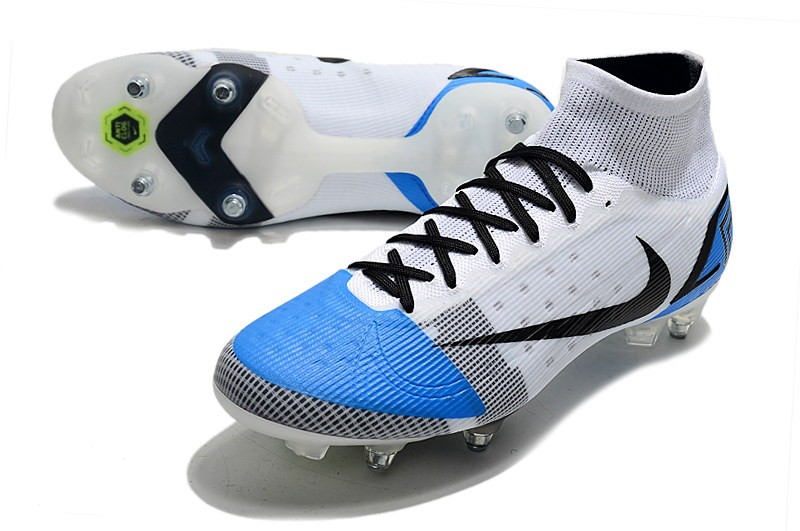 Nike Mercurial Superfly 8 Elite SG 'Travis Scott x Fragment' - White/Blue/Black