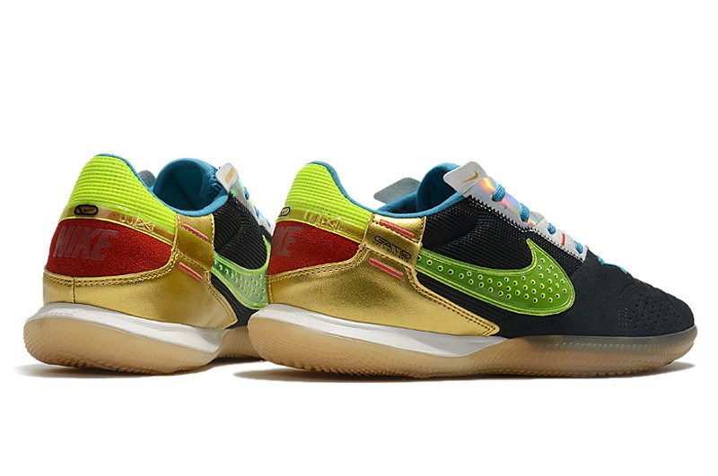 Nike Streetgato IC - Black/Volt/Blue/Metallic Vivid Gold