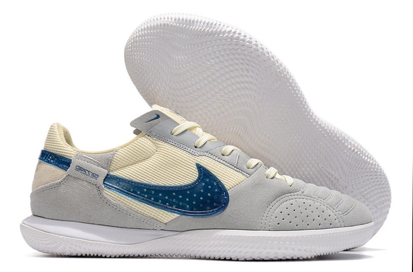 Nike Streetgato IC - Coconut Milk/Blue/White