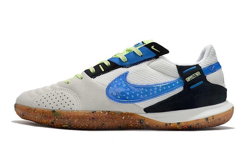 Nike Streetgato IC - White/Lite Photo Blue/Black/Lime Glow