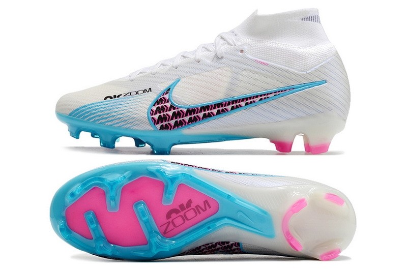 Nike Air Zoom Mercurial Superfly 9 Elite FG Blast Pack - White/Blue/Pink