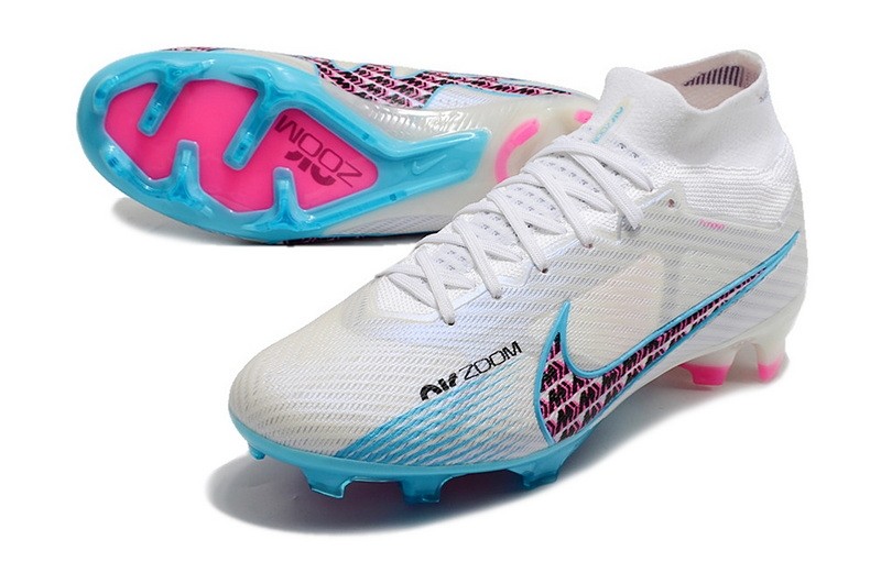 Nike Air Zoom Mercurial Superfly 9 Elite FG Blast Pack - White/Blue/Pink