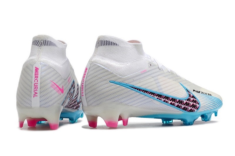 Nike Air Zoom Mercurial Superfly 9 Elite FG Blast Pack - White/Blue/Pink