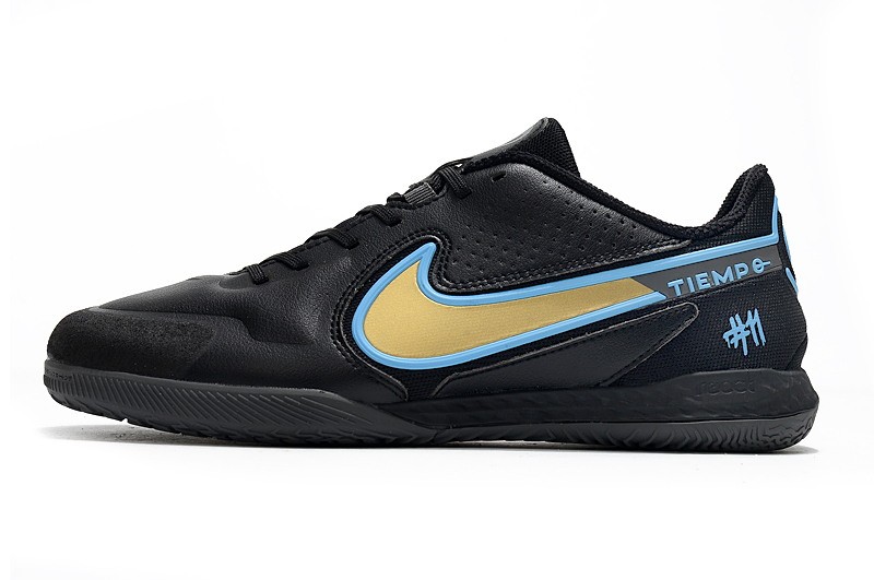 Nike Tiempo Legend React 9 Pro IC 'Golden Trophy' - Black/Blue/Gold