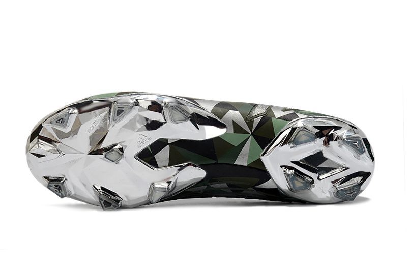 Adidas Predator Edge + FG Swarovski Crystals - Focus Olive/Silver Metallic/Magic Lime