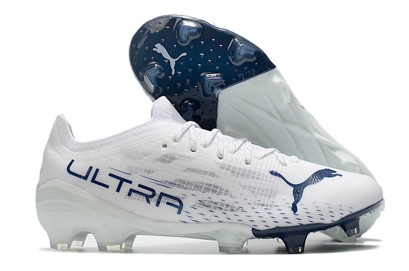 Puma Ultra 1.3 FG/AG Classic - White/Navy Blue