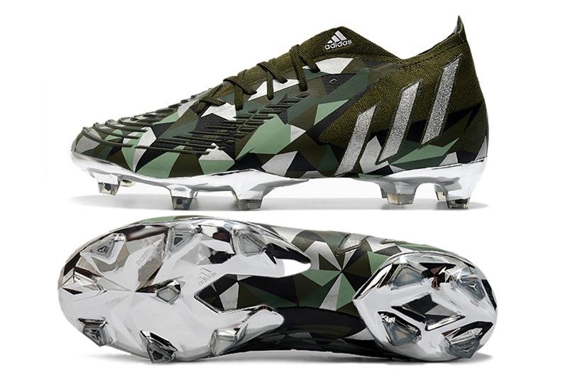 Adidas Predator Edge .1 FG Swarovski Crystals - Focus Olive/Silver Metallic/Magic Lime