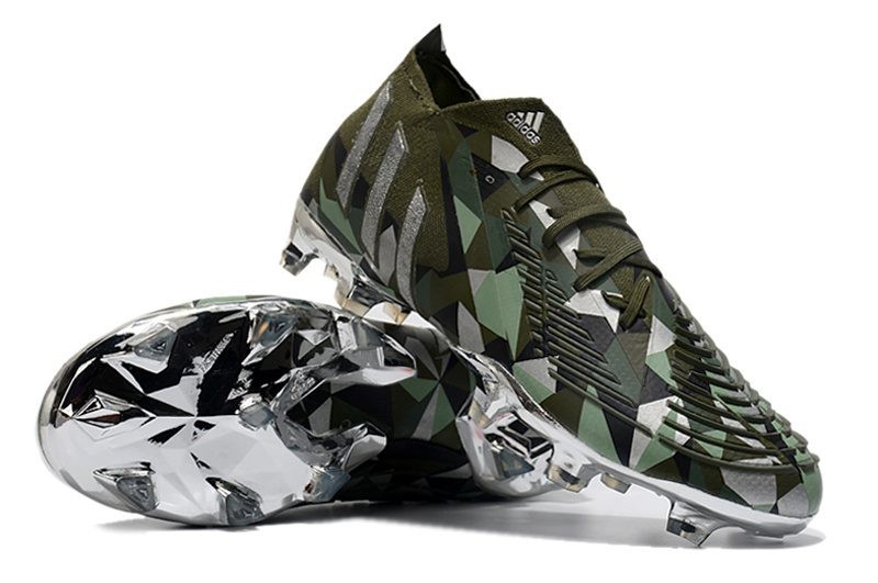 Adidas Predator Edge .1 FG Swarovski Crystals - Focus Olive/Silver Metallic/Magic Lime