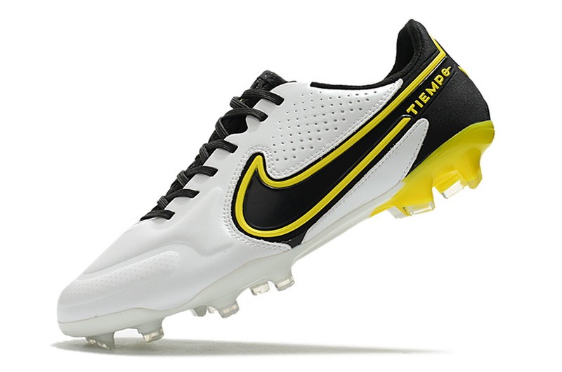 Nike Tiempo Legend 9 Elite FG - White/Smoke Grey/Yellow