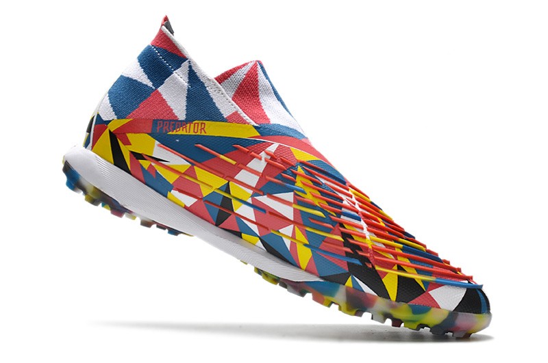 Adidas Predator Edge + TF Geometric - Blue/Yellow/Solar Red